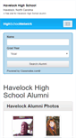 Mobile Screenshot of havelockhighschool.org