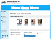 Tablet Screenshot of havelockhighschool.org